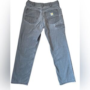 Carhartt Men's Relaxed Fit Gray Jeans 32